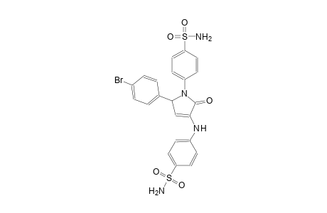4-{[1-[4-(aminosulfonyl)phenyl]-5-(4-bromophenyl)-2-oxo-2,5-dihydro-1H-pyrrol-3-yl]amino}benzenesulfonamide