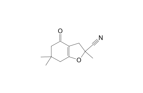 2-Cyano-2,6,6-trimethyl-4,5,6,7-tetrahydrobenzofuran-4-one