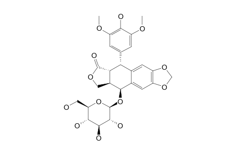 4-DEMETHYL-EPIPODOPHYLLOTOXIN-7'-O-BETA-D-GLUCOPYRANOSIDE
