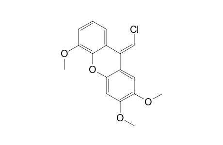 2,3,5-Trimethoxy-9-methylenechloroxanthene