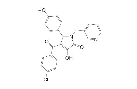 4-(4-Chloro-benzoyl)-3-hydroxy-5-(4-methoxy-phenyl)-1-pyridin-3-ylmethyl-1,5-dihydro-pyrrol-2-one