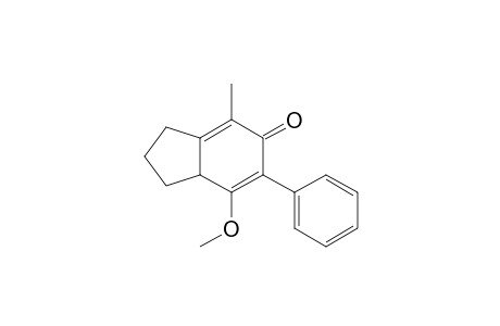 2-Methyl-5-methoxy-4-phenylbicyclo[4.3.0]nona-1,4-dien-3-one