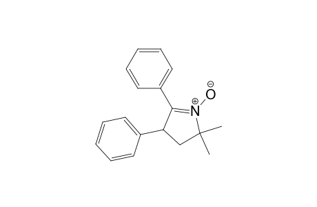 2H-Pyrrole, 3,4-dihydro-2,2-dimethyl-4,5-diphenyl-, 1-oxide
