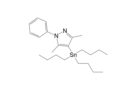 3,5-Dimethyl-4-tributylstannyl-1-phenylpyrazole