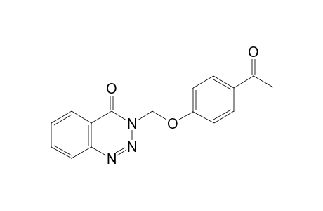 1,2,3-Benzotriazin-4(3H)-one, 3-[(4-acetylphenoxy)methyl]-