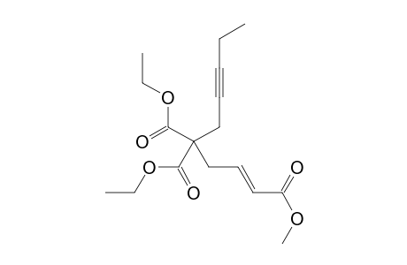 4,4-Diethyl 1-methyl non-1-en-6-yne-1,4,4-tricarboxylate