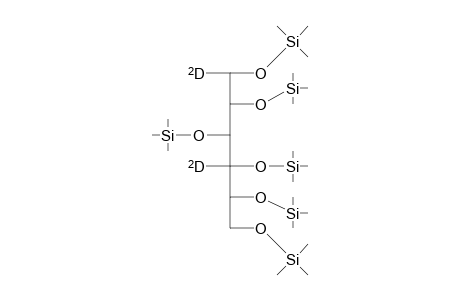 Hexit-1,4-D2, hexakis-O-(trimethylsilyl)-