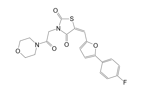 (5E)-5-{[5-(4-fluorophenyl)-2-furyl]methylene}-3-[2-(4-morpholinyl)-2-oxoethyl]-1,3-thiazolidine-2,4-dione