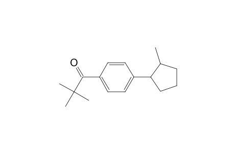 1-Propanone, 1-[4-(2-methylcyclopentyl)phenyl]-2,2-dimethyl-