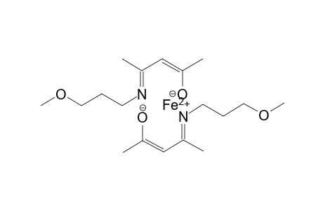 N-(2'-methoxypropyl)-2-penten-2-on-4-iminate iron(II)