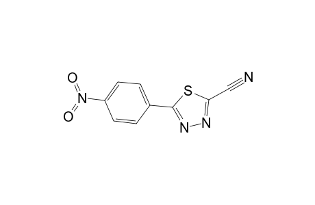 5-(4-nitrophenyl)-1,3,4-thiadiazole-2-carbonitrile