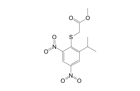 METHYL-(2-ISOPROPYL-4,6-DINITROPHENYLSULFANYL)-ETHANOATE