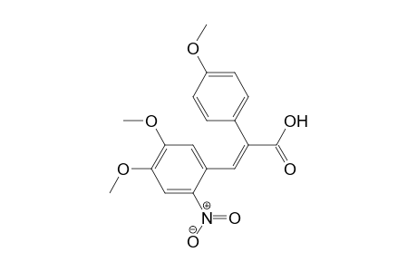 (2E)-3-(4,5-Dimethoxy-2-nitrophenyl)-2-(4-methoxyphenyl)prop-2-enoic Acid