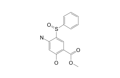METHYL-4-AMINO-2-HYDROXY-5-PHENYLSULFINYL-BENZOATE