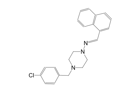 1-piperazinamine, 4-[(4-chlorophenyl)methyl]-N-[(E)-1-naphthalenylmethylidene]-