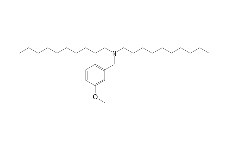 3-Methoxybenzylamine, N,N-didecyl-