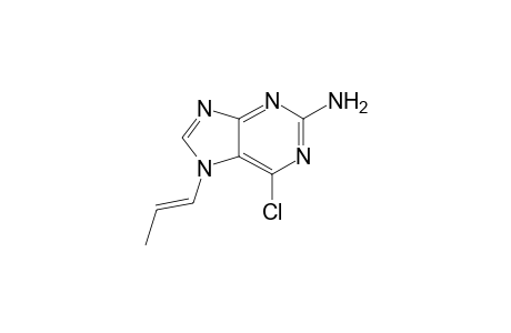 2-Amino-6-chloro-7-(prop-1-en-1-yl)-7H-purine