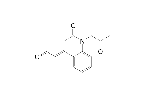 N-{2-[(E)-3-Oxoprop-1-enyl]phenyl}-N-(2-oxopropyl)acetamide
