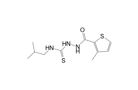 N-isobutyl-2-[(3-methyl-2-thienyl)carbonyl]hydrazinecarbothioamide
