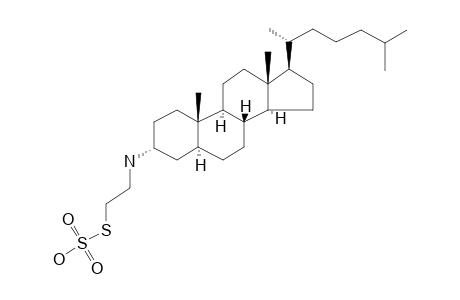 S-2-[5.alpha.-Cholestan-3.alpha.-ylamino]ethyl hydrogen thiosulfate