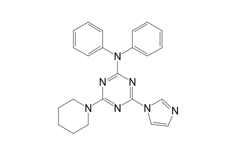 (4-imidazol-1-yl-6-piperidino-s-triazin-2-yl)-diphenyl-amine