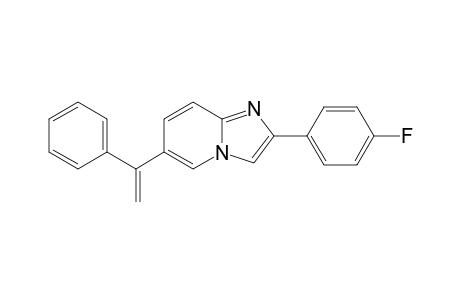 2-(p-Fluorophenyl)-6-(1'-phenylethenyl)-imidazo[1,2-a]pyridine