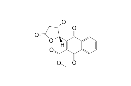 METHYL-3-(CIS-3'-HYDROXY-5'-OXOTETRAHYDROFURAN-2'-YL)-1,4-DIOXO-1,4-DIHYDRONAPHTHALENE-2-CARBOXYLATE