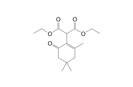 2-(2,4,4-trimethyl-6-oxo-1-cyclohexenyl)propanedioic acid diethyl ester