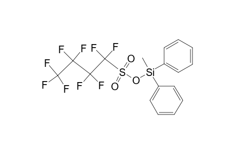 Methyl(diphenyl)silyl nonafluorobutanesulfonate