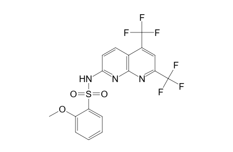 Benzenesulfonamide, N-[5,7-bis(trifluoromethyl)-1,8-naphthyridin-2-yl]-2-methoxy-