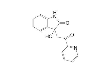 3-hydroxy-3-[2-oxo-2-(2-pyridinyl)ethyl]-1,3-dihydro-2H-indol-2-one