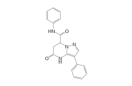 5-Oxo-N,3-diphenyl-4,5,6,7-tetrahydropyrazolo[1,5-a]pyrimidine-7-carboxamide