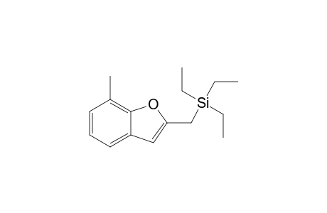 2-(Triethylsilylmethyl)-7-methylbenzofuran
