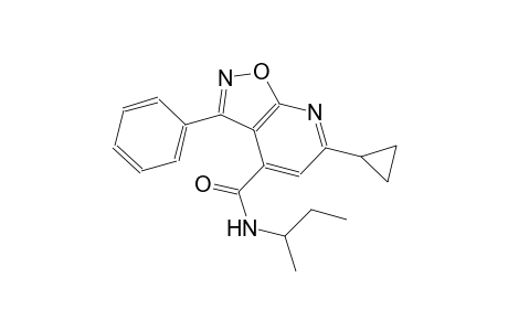 isoxazolo[5,4-b]pyridine-4-carboxamide, 6-cyclopropyl-N-(1-methylpropyl)-3-phenyl-