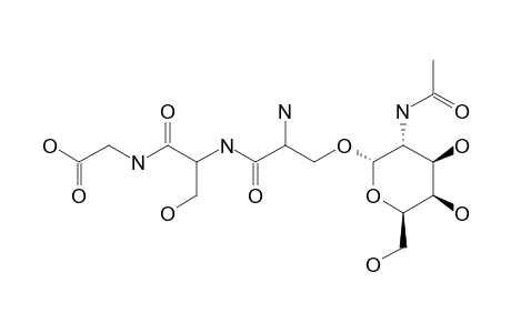 SUPPRESCIN-A;2-ACETAMIDO-2-DEOXY-ALPHA-D-GALACTOPYRANOSYL-L-SERYL-L-SERYL-GLYCINE