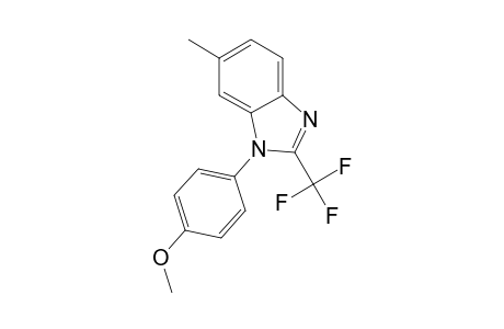 1-(4-methoxyphenyl)-6-methyl-2-(trifluoromethyl)benzimidazole