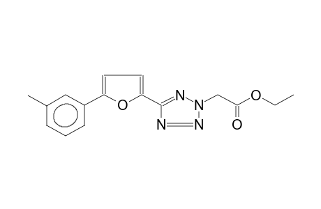 ETHYL 5-[5-(3-METHYLPHENYL)-2-FURYL]-2-TETRAZOLYLACETATE