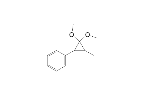 1,1-Dimethoxy-2-methyl-3-phenylcyclopropane isomer