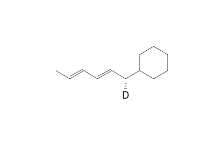 [(1S,2E,4E)-1-Deuteriohexa-2,4-dienyl]cyclohexane