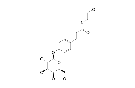 N-(2-HYDROXYETHYL)-4-(BETA-D-GALACTOPYRANOSYL-OXY)-BENZENEPROPANAMIDE