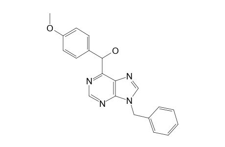 (9-BENZYL-9H-PURIN-6-YL)-(4-METHOXYPHENYL)-METHANOL