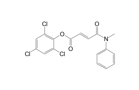 Fumaric acid, monoamide, N-methyl-N-phenyl-, 2,4,6-trichlorophenyl ester