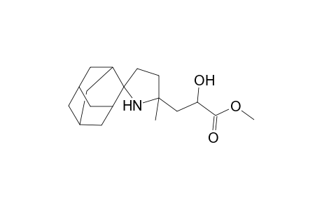 2-Hydroxy-3-{5-methylspiro(pyrrolidin-2,2'-tricyclo[3.3.1.1(3,7)]decan)-5-yl}propionic acid methyl ester