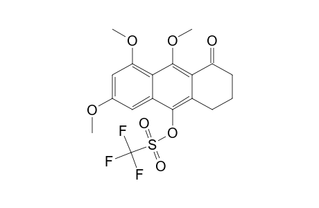 5,7,10-Trimethoxy-9-(trifluoromethanesulfonyl)anthracene-4-one