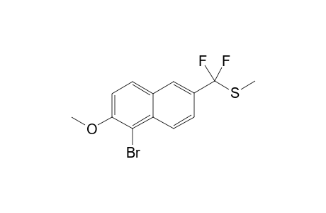1-Bromo-6-[difluoro(methylsulfanyl)methyl]-2-methoxynaphthalene