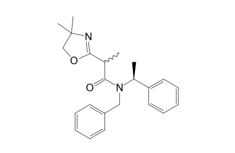 N-Benzyl-2-(4,4-dimethyl-4,5-dihydro-oxazol-2-yl)-N-((S)-1-phenyl-ethyl)-propionamide