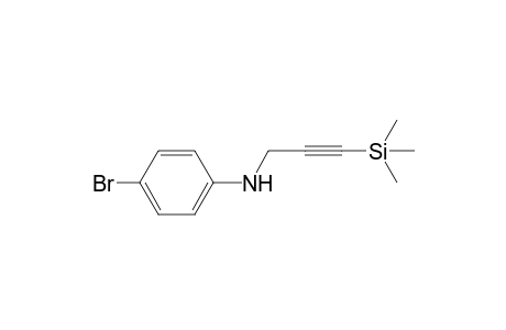 4-bromo-N-(3-trimethylsilylprop-2-ynyl)aniline