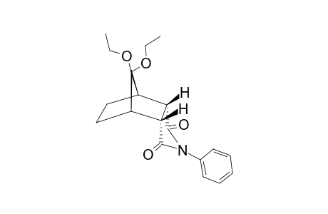 (3AR, 4S,7R,7aS)-8,8-diethoxy-2-phenyl-3a,5,6,7a-tetrahydro-1H,3H-4,7-methanoisoindol-1,3-dione