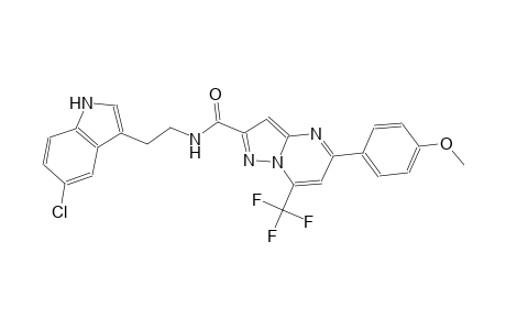 N-[2-(5-chloro-1H-indol-3-yl)ethyl]-5-(4-methoxyphenyl)-7-(trifluoromethyl)pyrazolo[1,5-a]pyrimidine-2-carboxamide