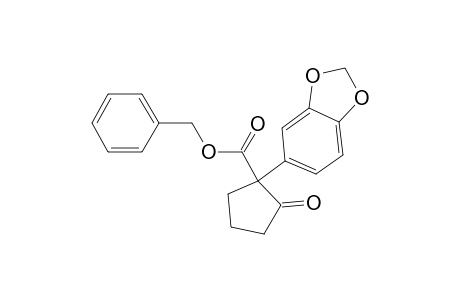Benzyl 1-[3,4-(Methylendioxy)phenyl]-2-Oxocyclopentanecarboxylate